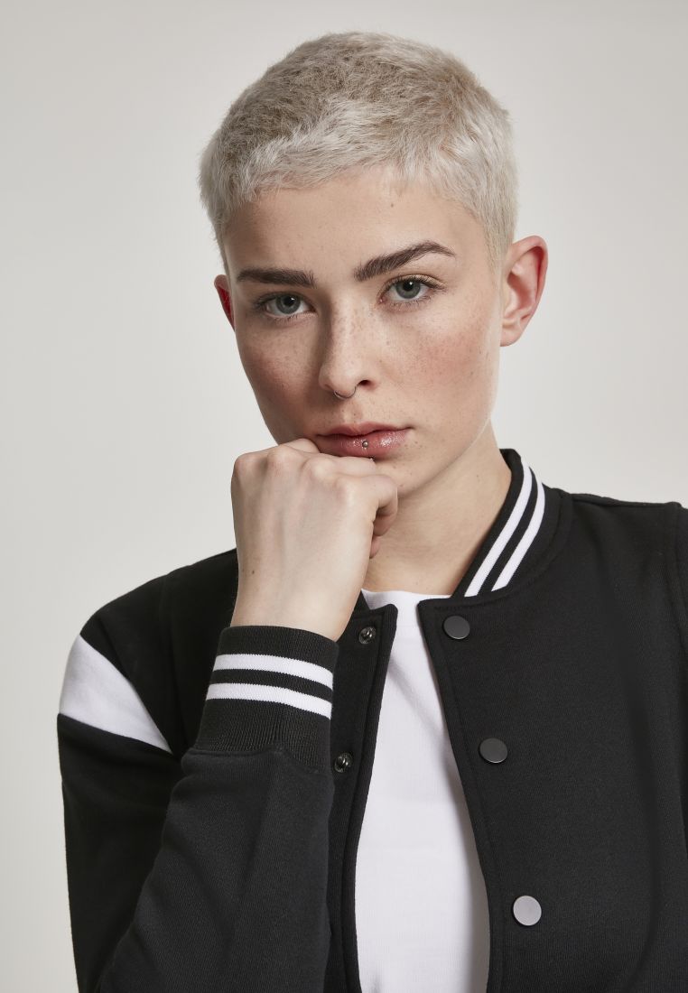 Ladies Inset College Sweat Jacket - PLUS KOOT 3XL-6XL - TTUTB2618 - 131