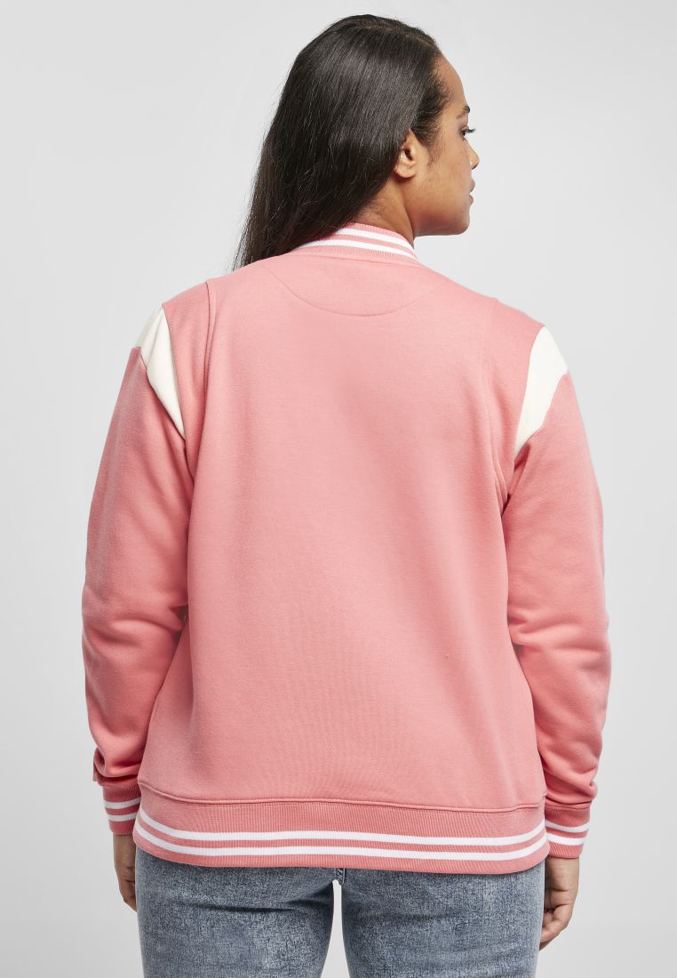 Ladies Inset College Sweat Jacket - PLUS KOOT 3XL-6XL - TTUTB2618 - 576