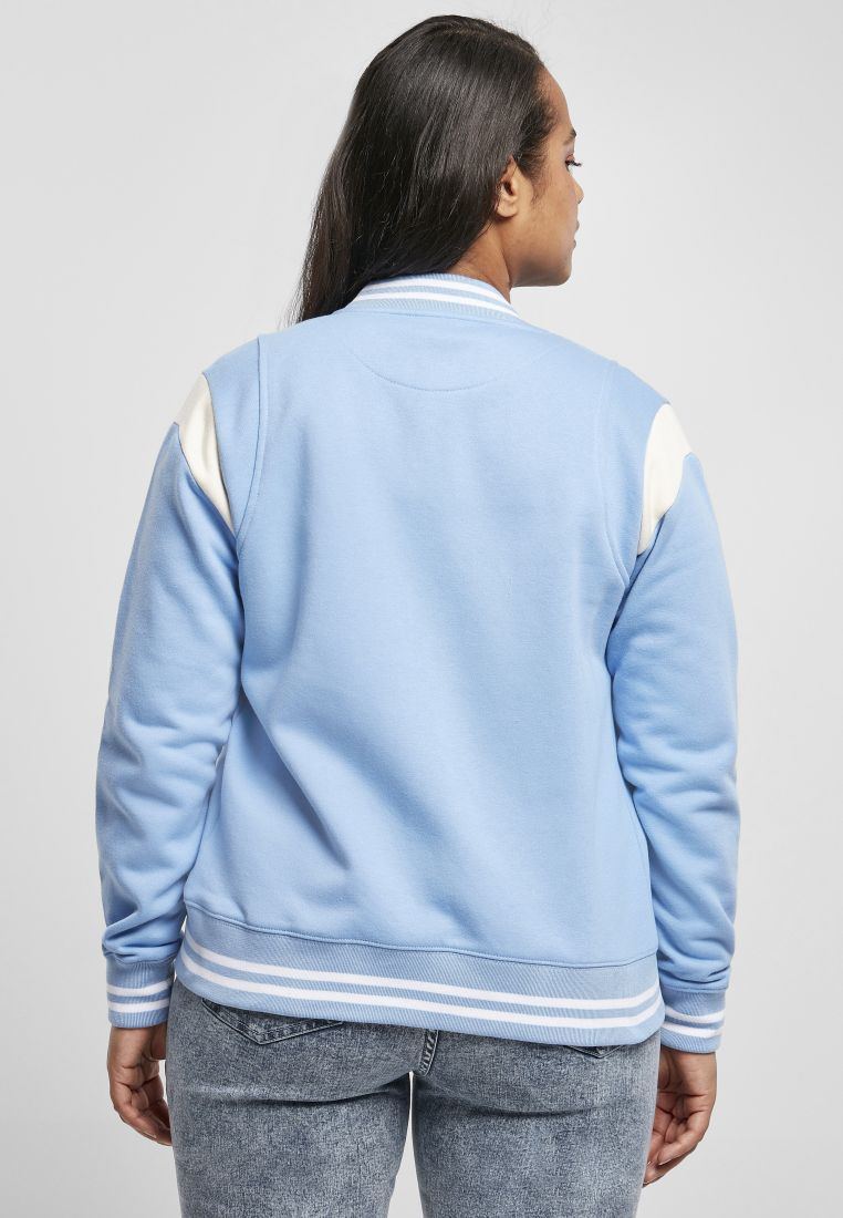 Ladies Inset College Sweat Jacket - PLUS KOOT 3XL-6XL - TTUTB2618 - 846