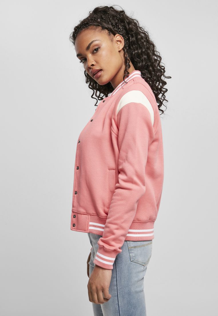 Ladies Inset College Sweat Jacket - PLUS KOOT 3XL-6XL - TTUTB2618 - 665