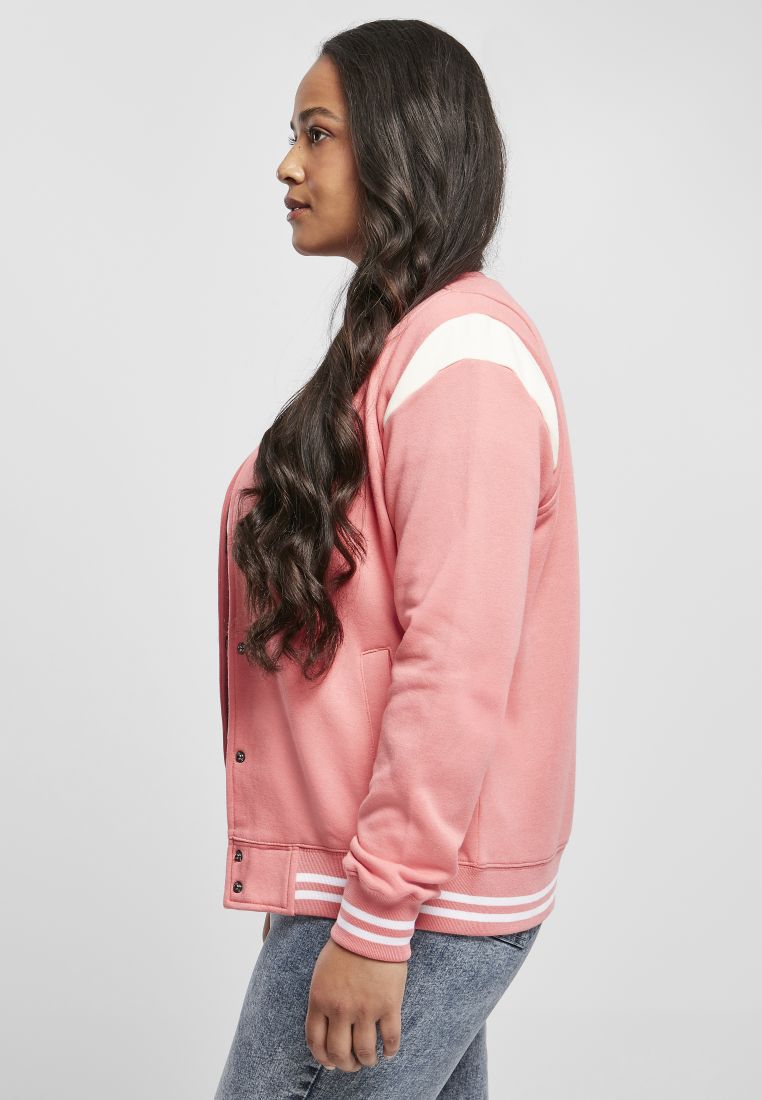 Ladies Inset College Sweat Jacket - PLUS KOOT 3XL-6XL - TTUTB2618 - 575