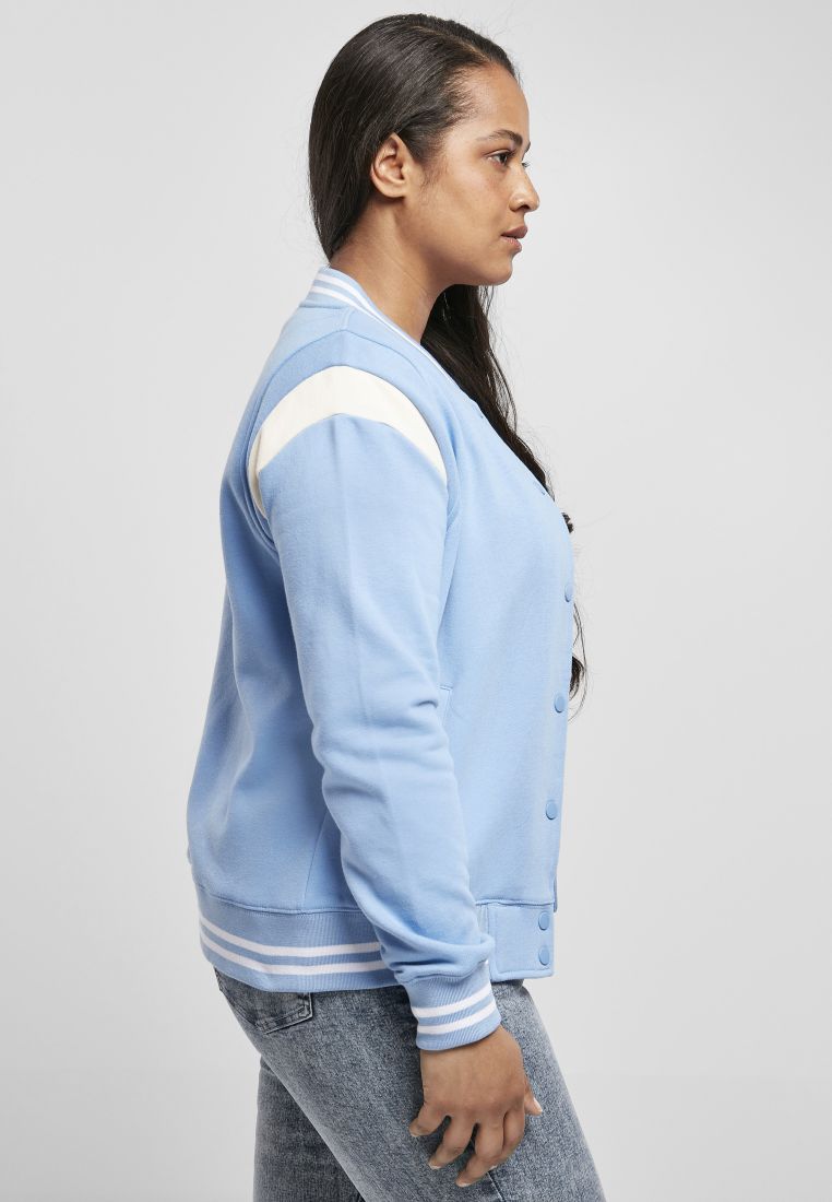 Ladies Inset College Sweat Jacket - PLUS KOOT 3XL-6XL - TTUTB2618 - 847