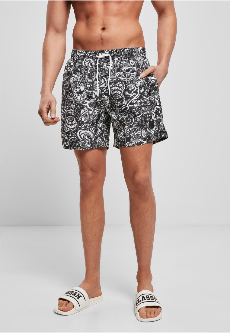 Pattern Swim Shorts -  - TTUTB2679 - 7531