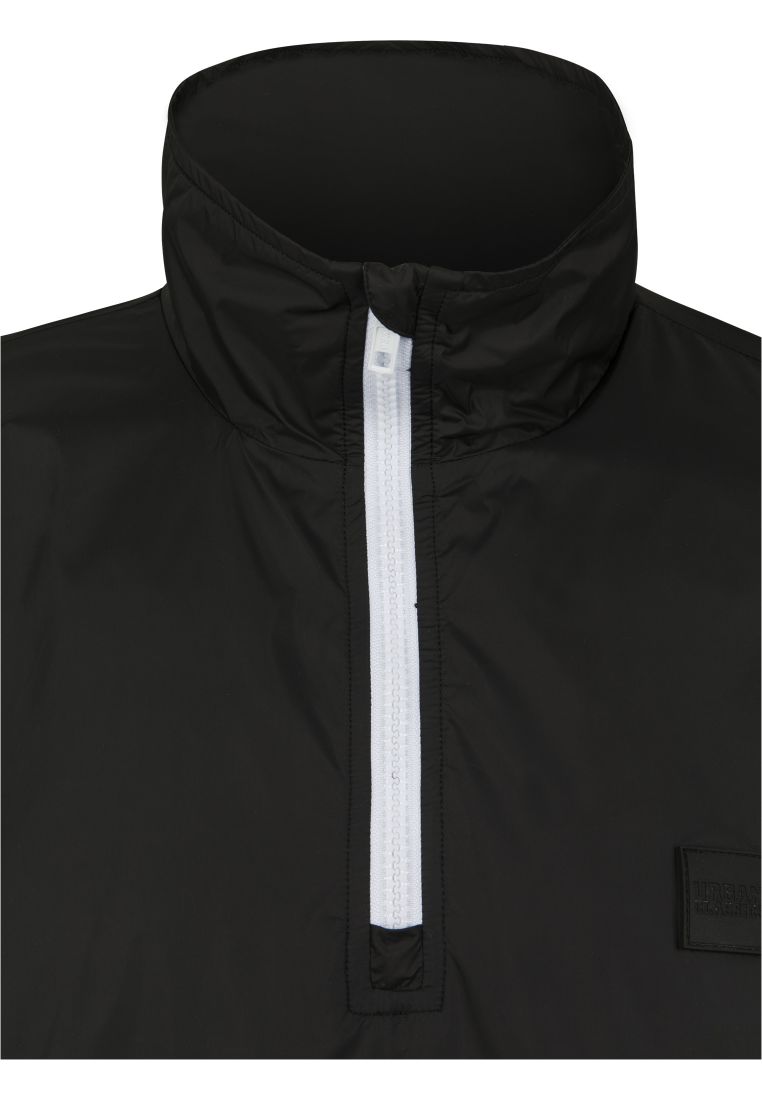Stand Up Collar Pull Over Jacket
