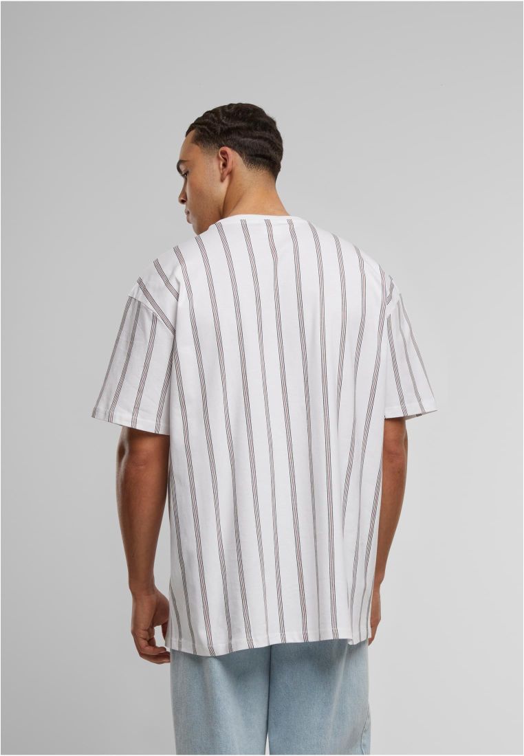 Heavy Oversized AOP Stripe Tee - Mens t-shirts - TTUTB2883 - 4