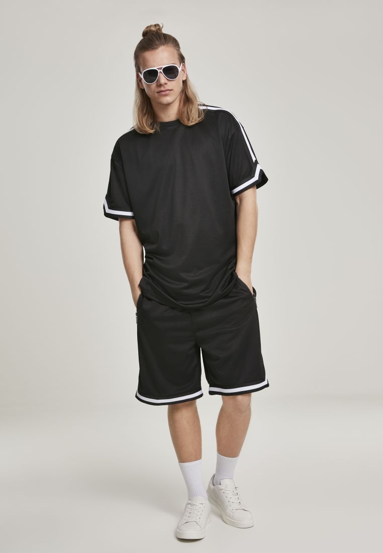 Oversized Stripes Mesh Tee - Miesten T-paidat - TTUTB2890 - 9
