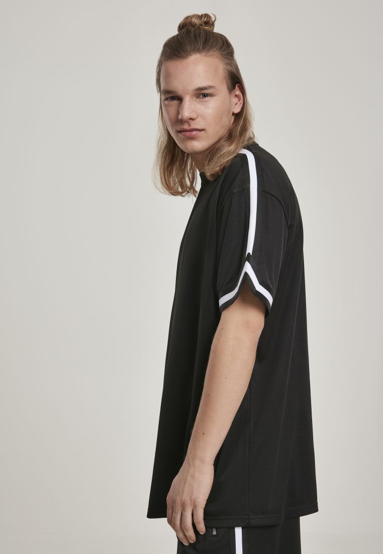 Oversized Stripes Mesh Tee - Miesten T-paidat - TTUTB2890 - 35