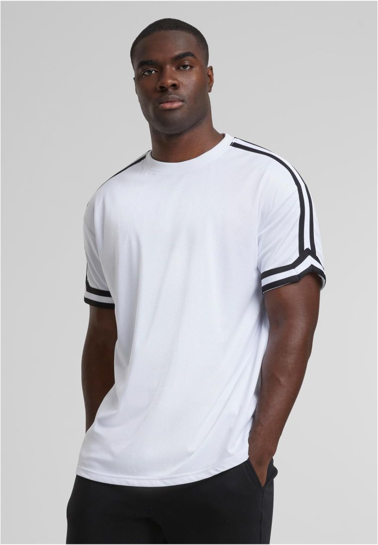 Oversized Stripes Mesh Tee - Mens t-shirts - TTUTB2890 - 181