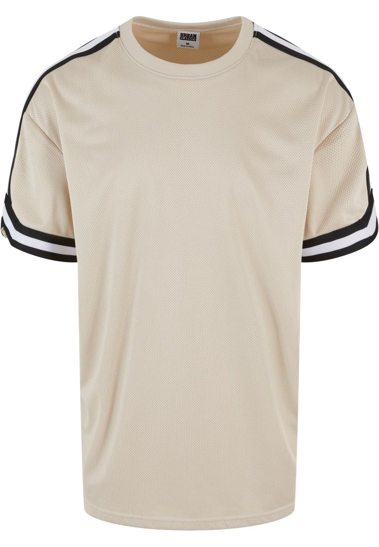 Oversized Stripes Mesh Tee - Miesten T-paidat - TTUTB2890 - 632