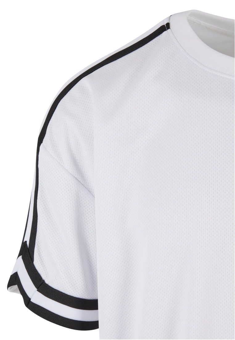 Oversized Stripes Mesh Tee - Miesten T-paidat - TTUTB2890 - 190