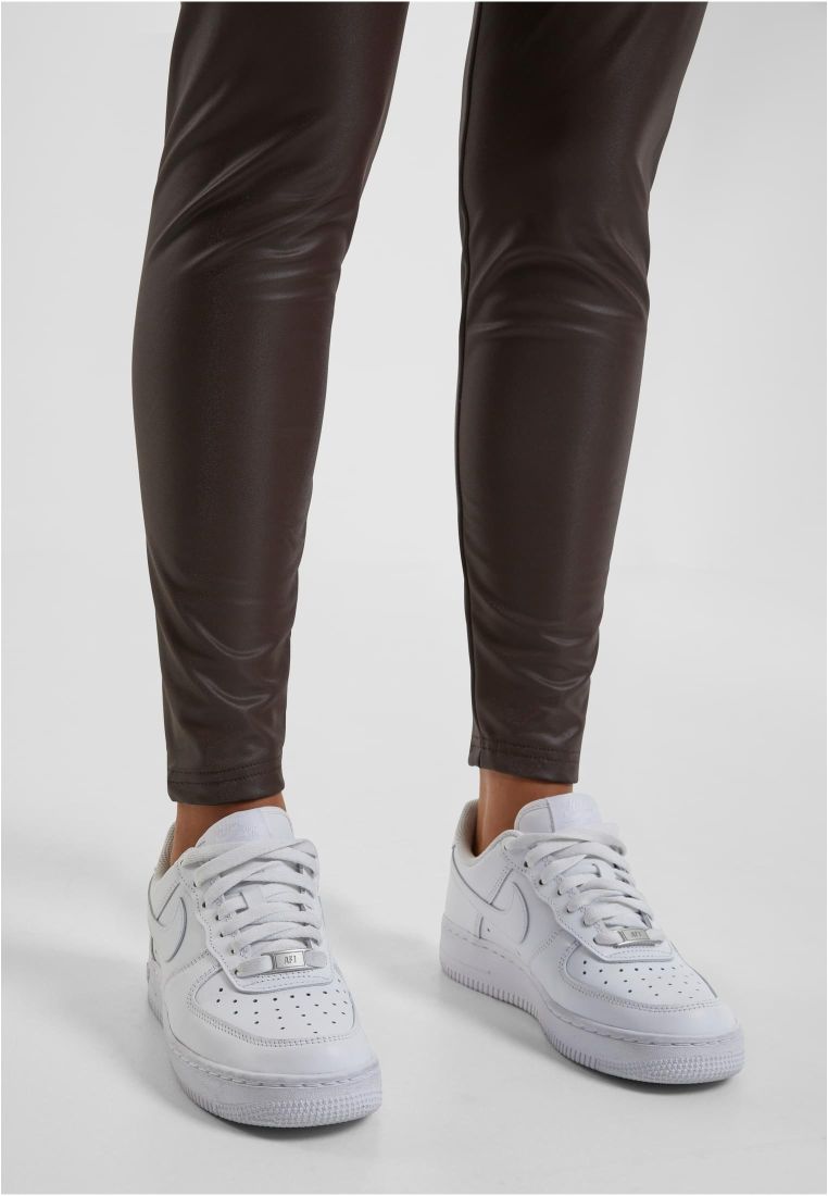 Ladies Faux Leather High Waist Leggings -  - TTUTB3001 - 309