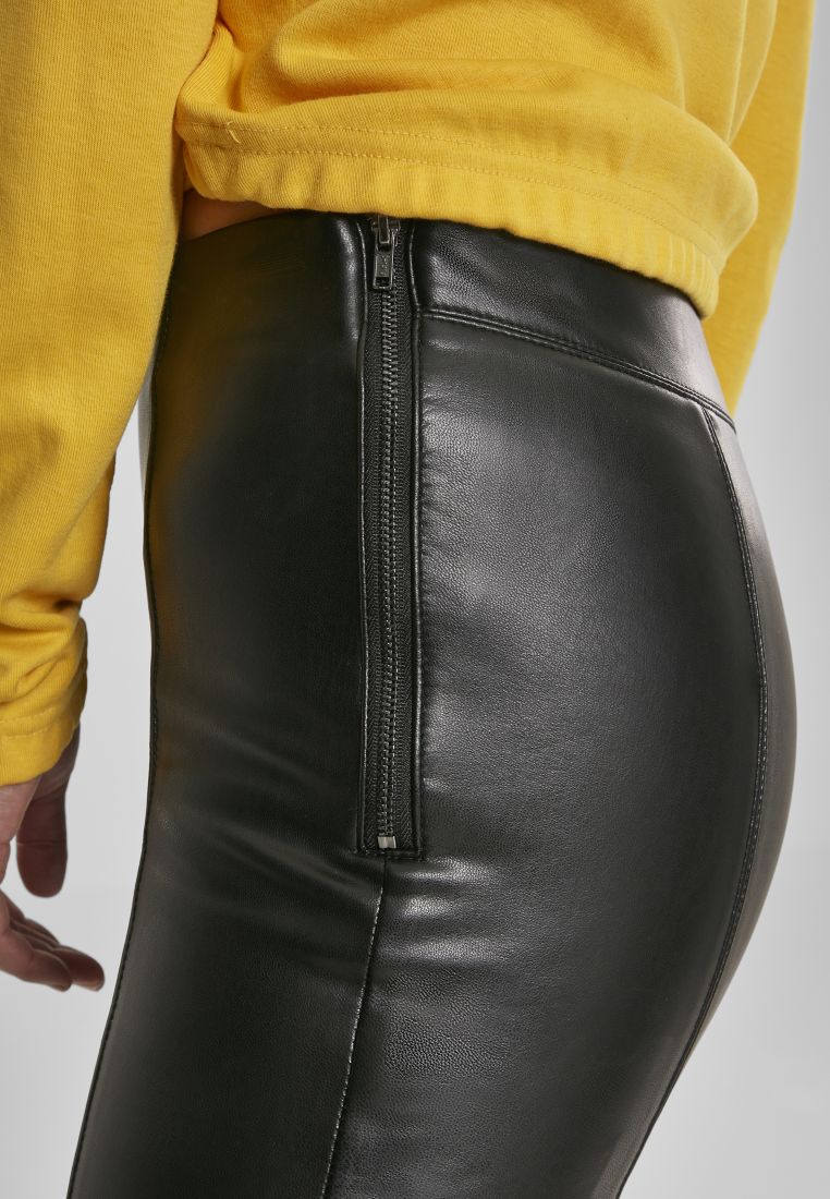 Ladies Faux Leather Skinny Pants