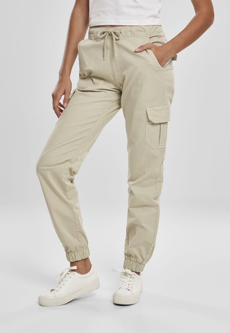 Ladies High Waist Cargo Jogging Pants - PLUS KOOT 3XL-6XL - TTUTB3626 - 661
