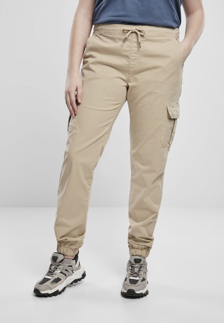 Ladies High Waist Cargo Jogging Pants - PLUS KOOT 3XL-6XL - TTUTB3626 - 574