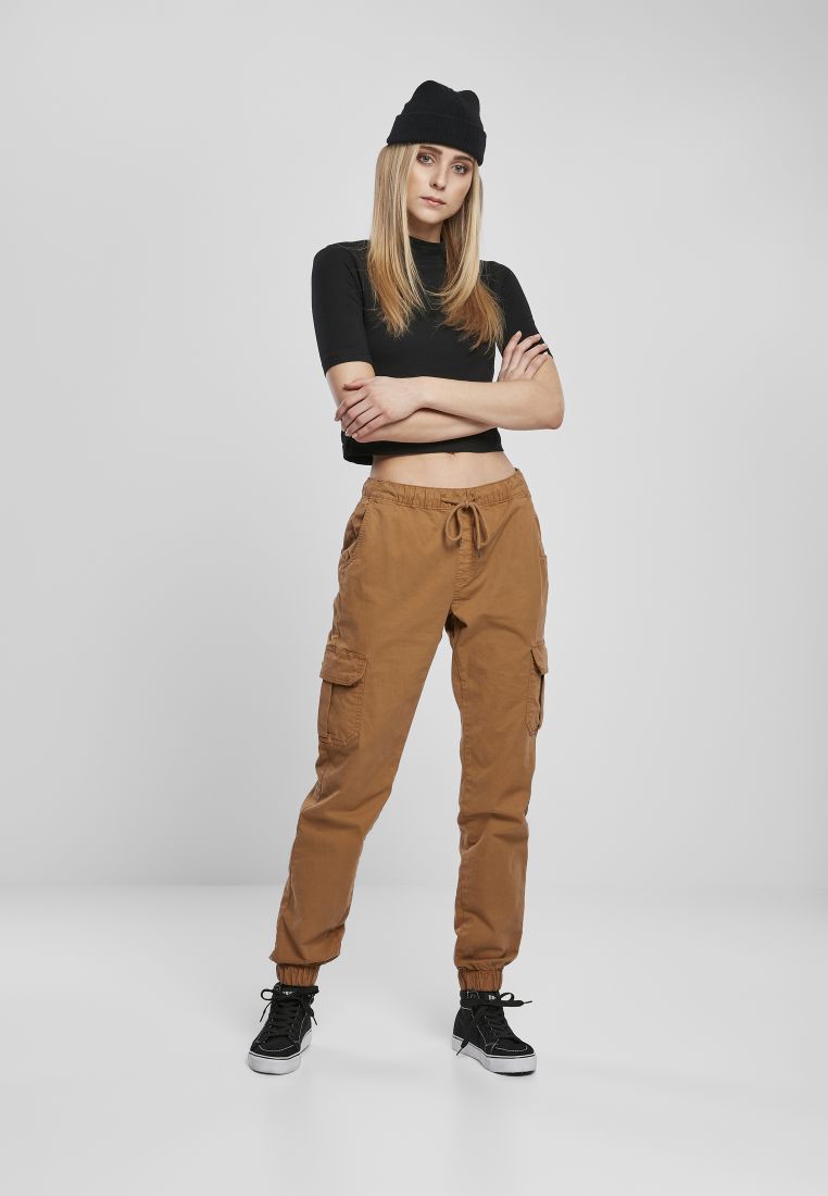 Ladies High Waist Cargo Jogging Pants - PLUS KOOT 3XL-6XL - TTUTB3626 - 128