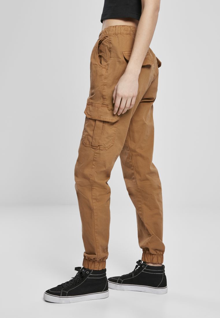 Ladies High Waist Cargo Jogging Pants - PLUS KOOT 3XL-6XL - TTUTB3626 - 125