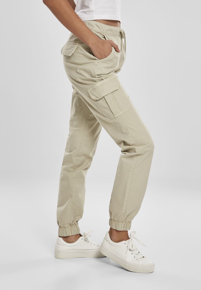 Ladies High Waist Cargo Jogging Pants - PLUS KOOT 3XL-6XL - TTUTB3626 - 667