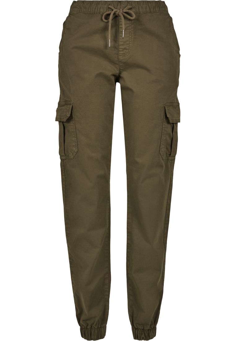 Ladies High Waist Cargo Jogging Pants - PLUS KOOT 3XL-6XL - TTUTB3626 - 399