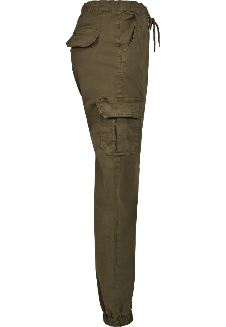 Ladies High Waist Cargo Jogging Pants - PLUS KOOT 3XL-6XL - TTUTB3626 - 402