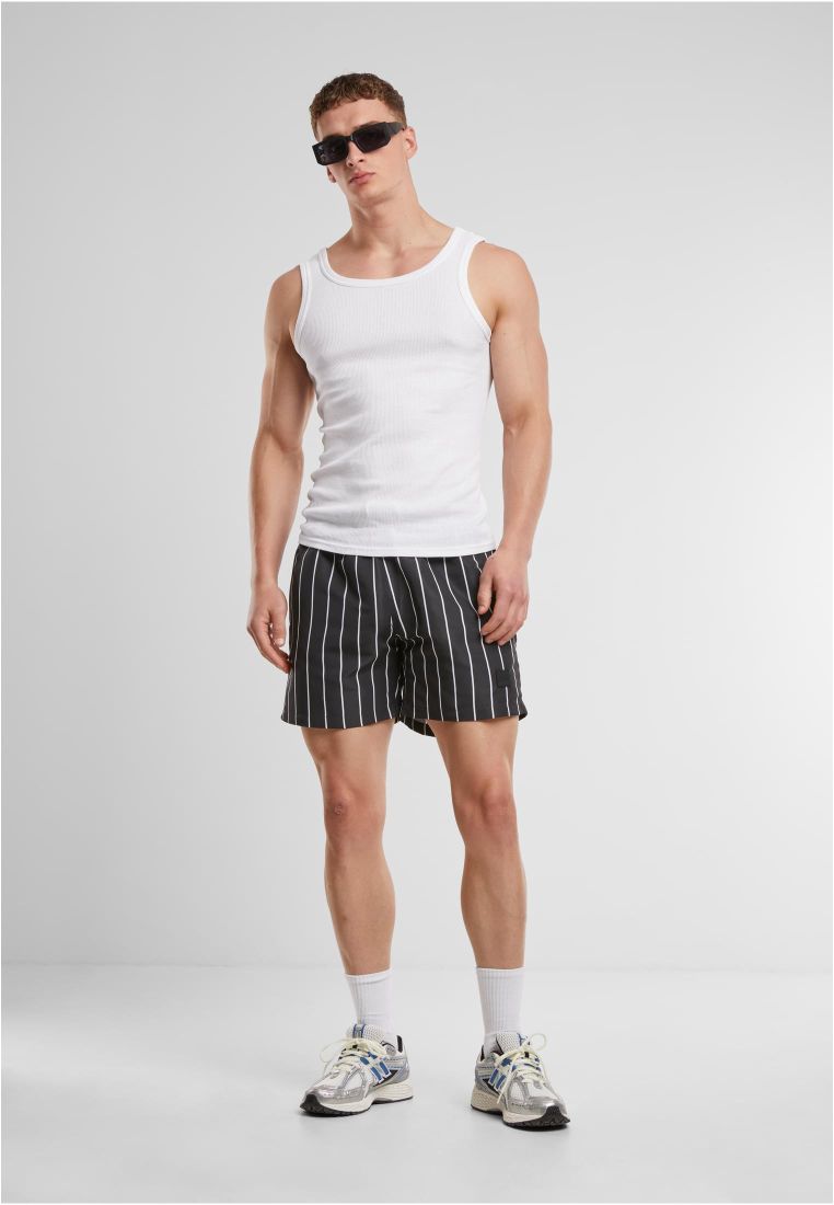 Stripe Swim Shorts - Mens Shorts - TTUTB3705 - 6