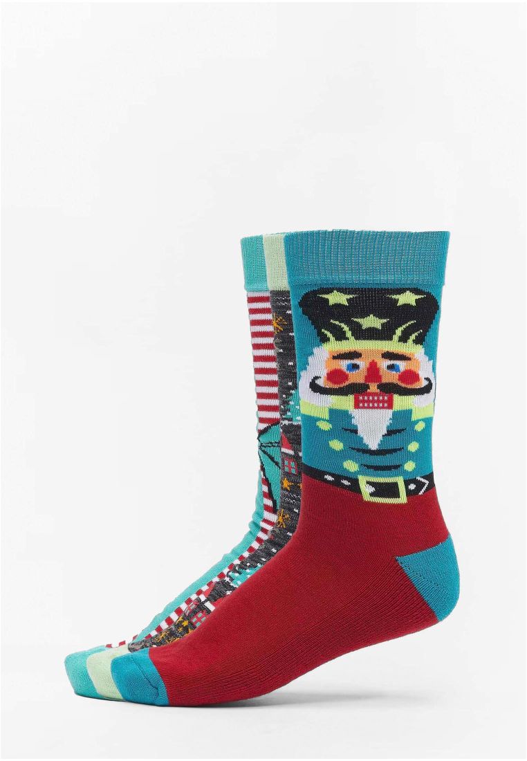 Christmas Nutcracker Socks 3-Pack - Socks - TTUTB3746 - 7