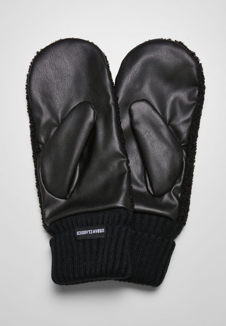 Sherpa Synthetic Leather Gloves