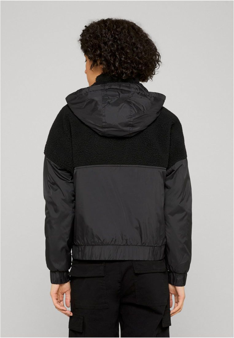 Ladies Sherpa Mix Pull Over Jacket - PLUS KOOT 3XL-6XL - TTUTB3990 - 35