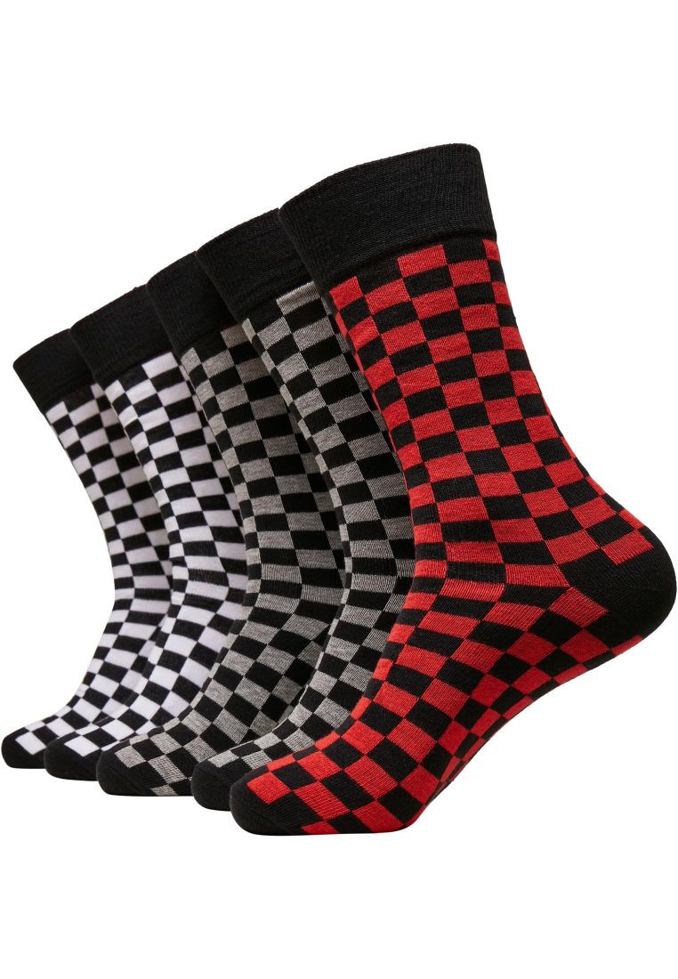 Check Socks 5-Pack - Socks - TTUTB4064 - 2