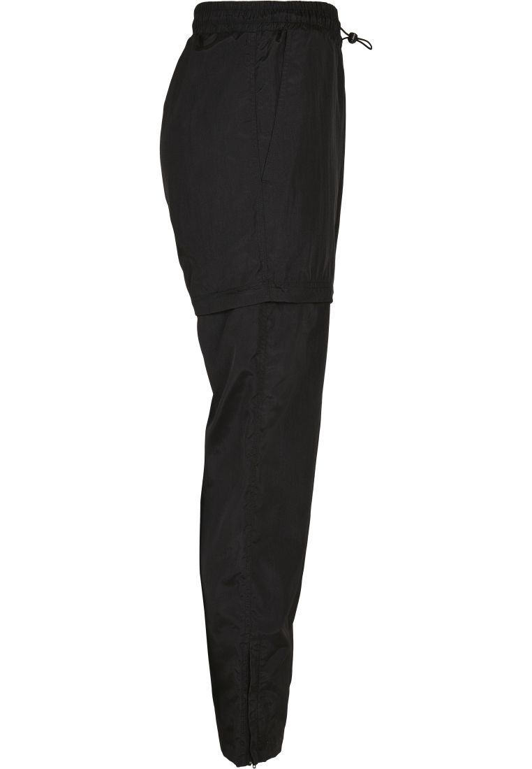 Ladies Shiny Crinkle Nylon Zip Pants-TB4079