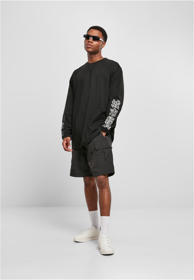 Chinese Symbol Oversized LS - Mens Crewnecks - TTUTB4140 - 7