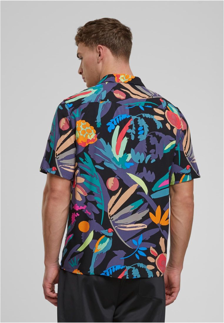 Viscose AOP Resort Shirt - Mens Collar Shirts - TTUTB4150 - 755