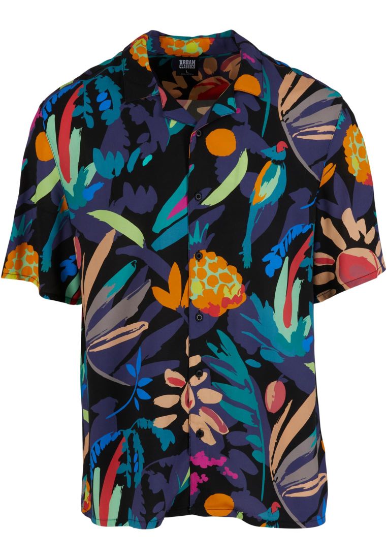Viscose AOP Resort Shirt - Mens Collar Shirts - TTUTB4150 - 759