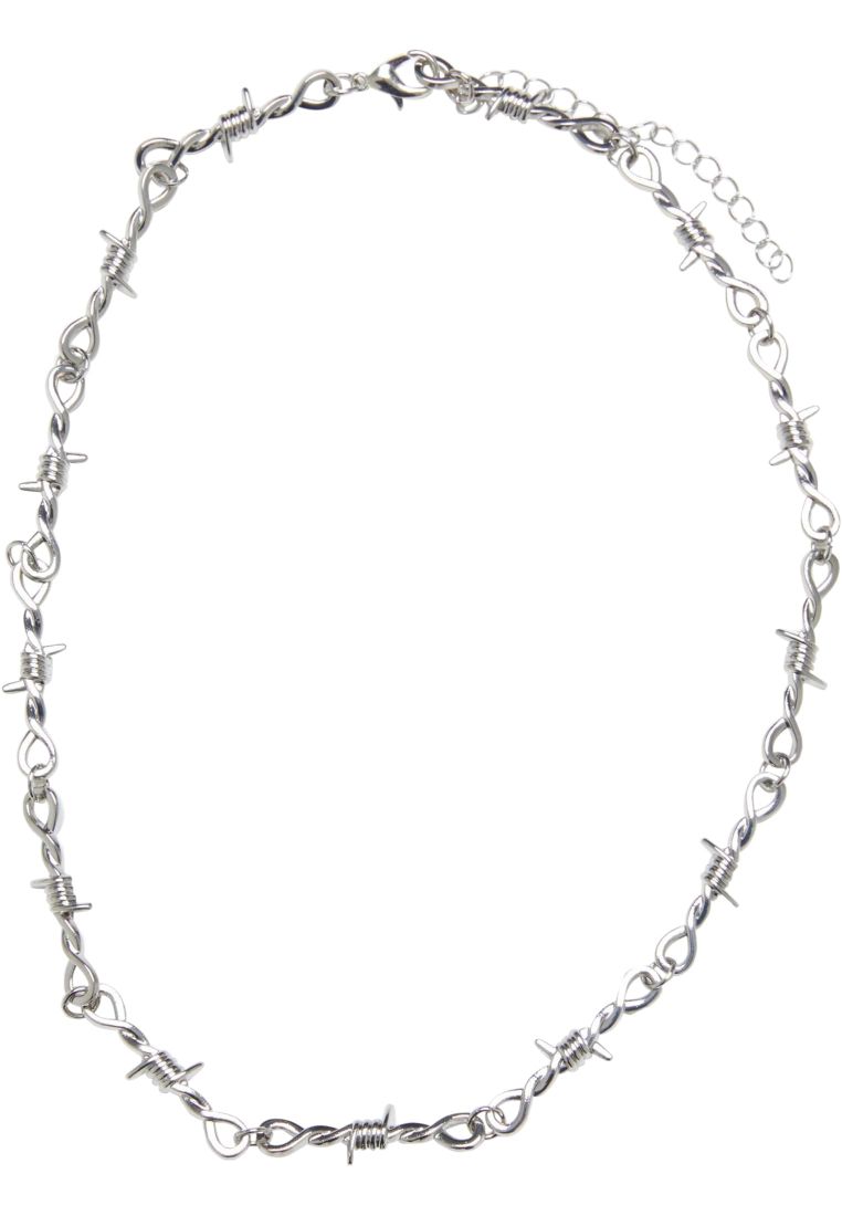 THIN METAL BARBED WIRE NECKLACE – Vicious Punx