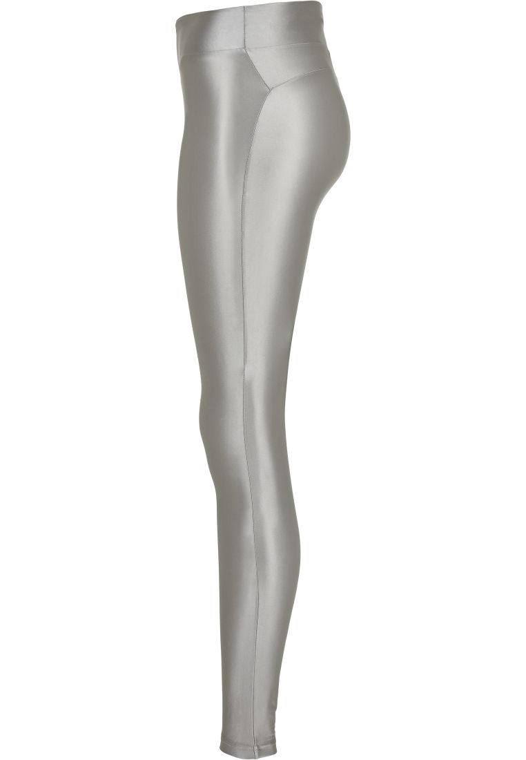 Ladies Metallic Highwaist Leggings-TB4344 Shiny