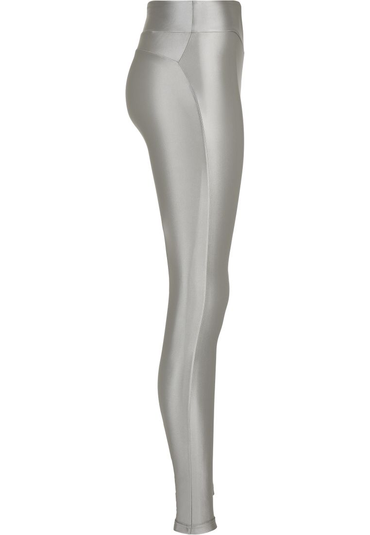 Ladies Highwaist Shiny Metallic Leggings-TB4344