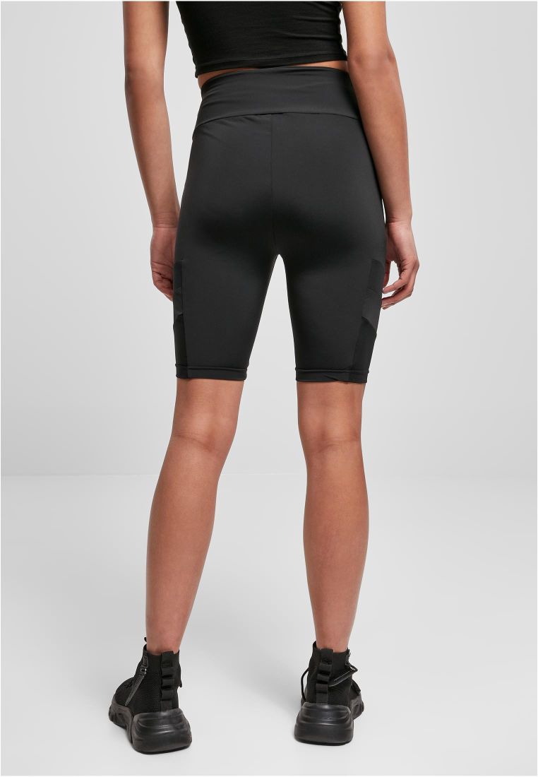 Cycle Waist Shorts-TB4354 Mesh Ladies High Tech