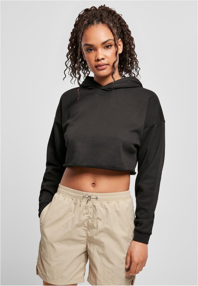 Ladies Oversized Cropped Hoody - Ladies Hoodies - TTUTB4356 - 1