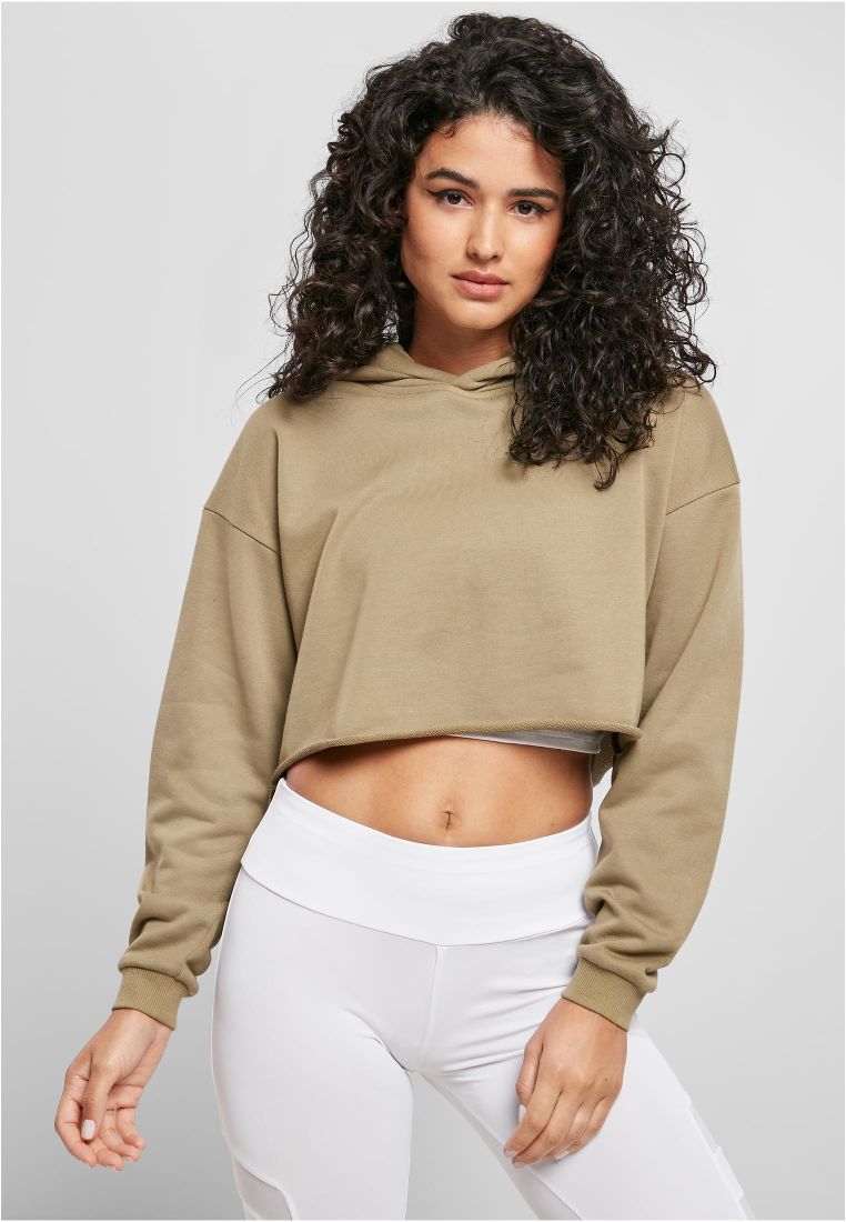 Ladies Oversized Cropped Hoody - Ladies Hoodies - TTUTB4356 - 571