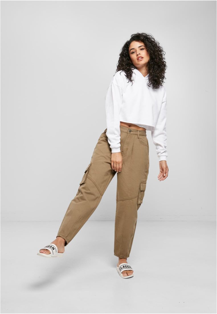 Ladies Oversized Cropped Hoody - Ladies Hoodies - TTUTB4356 - 308