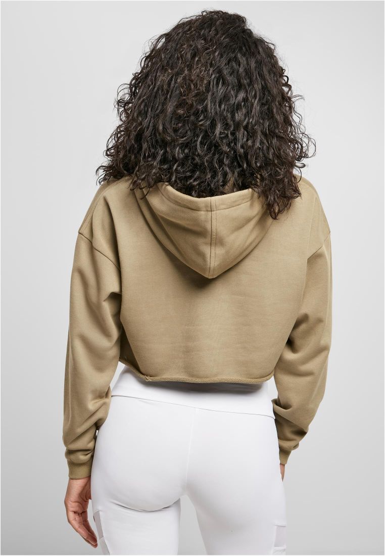 Ladies Oversized Cropped Hoody - Ladies Hoodies - TTUTB4356 - 576