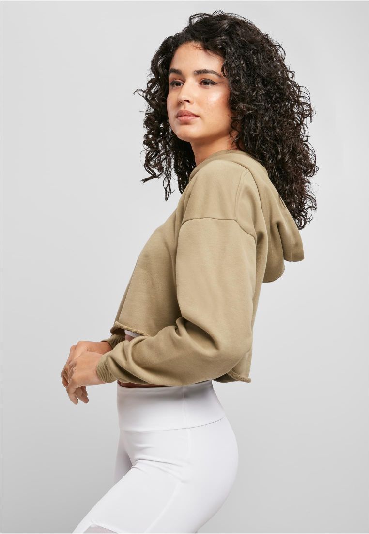 Ladies Oversized Cropped Hoody - Ladies Hoodies - TTUTB4356 - 575