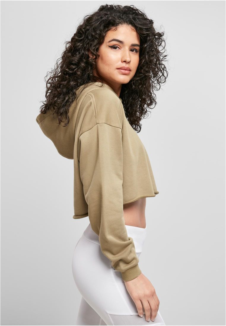 Ladies Oversized Cropped Hoody - Ladies Hoodies - TTUTB4356 - 577