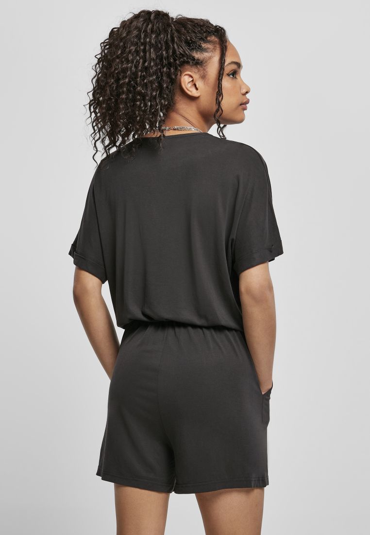 Ladies Short Modal Jumpsuit - Ladies Crewnecks and College Jackets - TTUTB4370 - 126