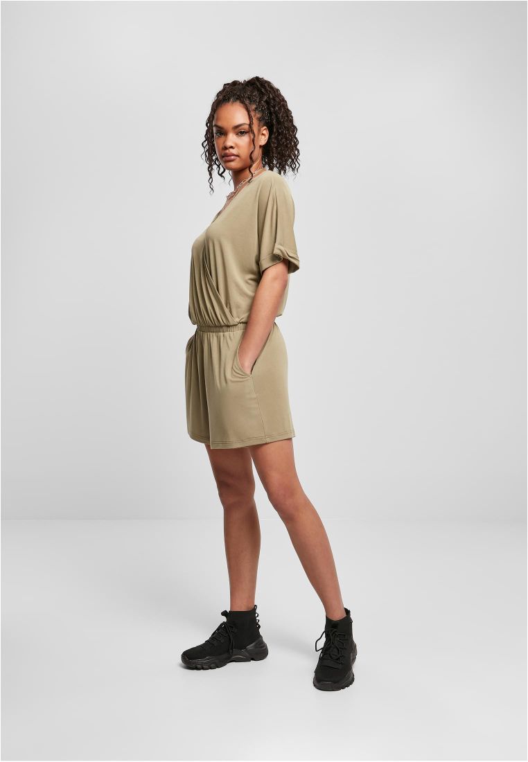 Ladies Short Modal Jumpsuit - Ladies Crewnecks and College Jackets - TTUTB4370 - 308