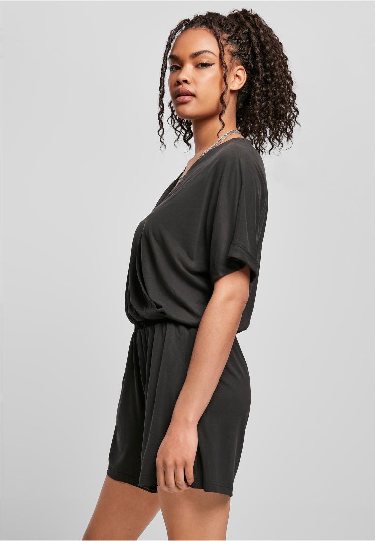 Ladies Short Modal Jumpsuit - Ladies Crewnecks and College Jackets - TTUTB4370 - 4