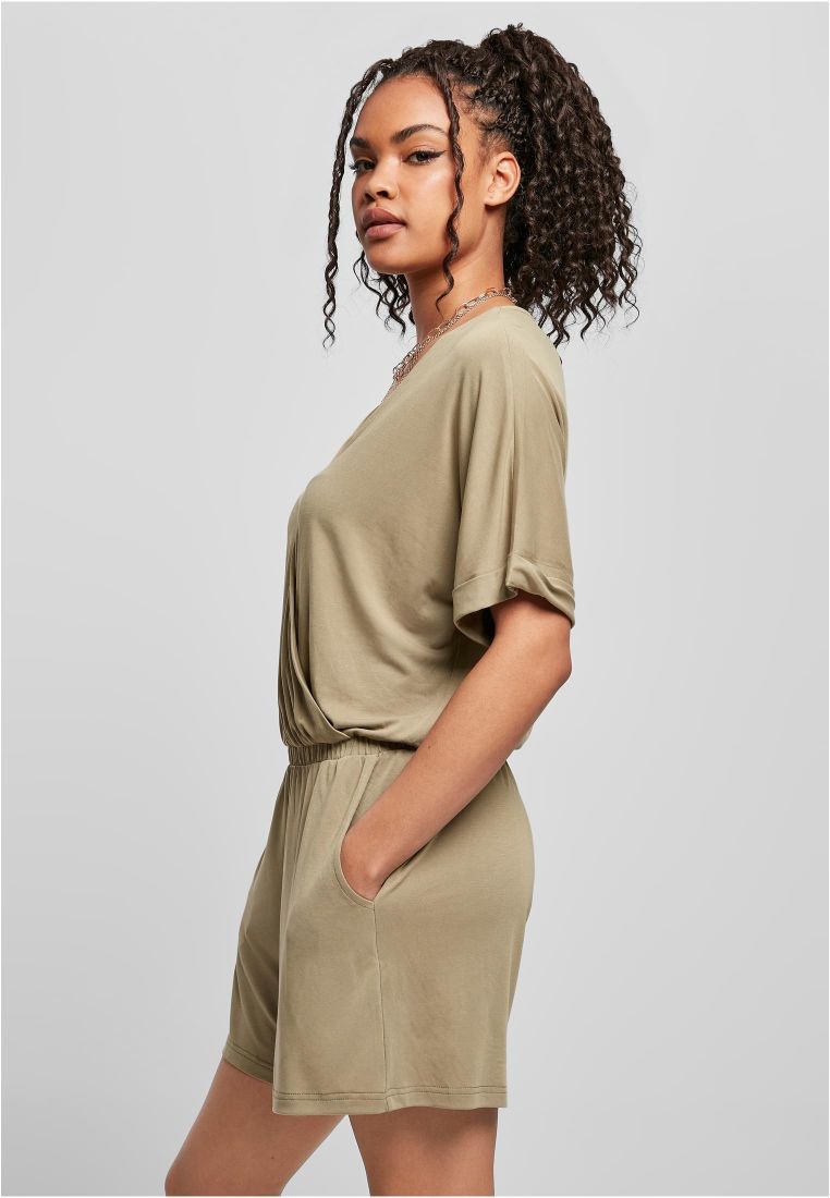 Ladies Short Modal Jumpsuit - Ladies Crewnecks and College Jackets - TTUTB4370 - 305