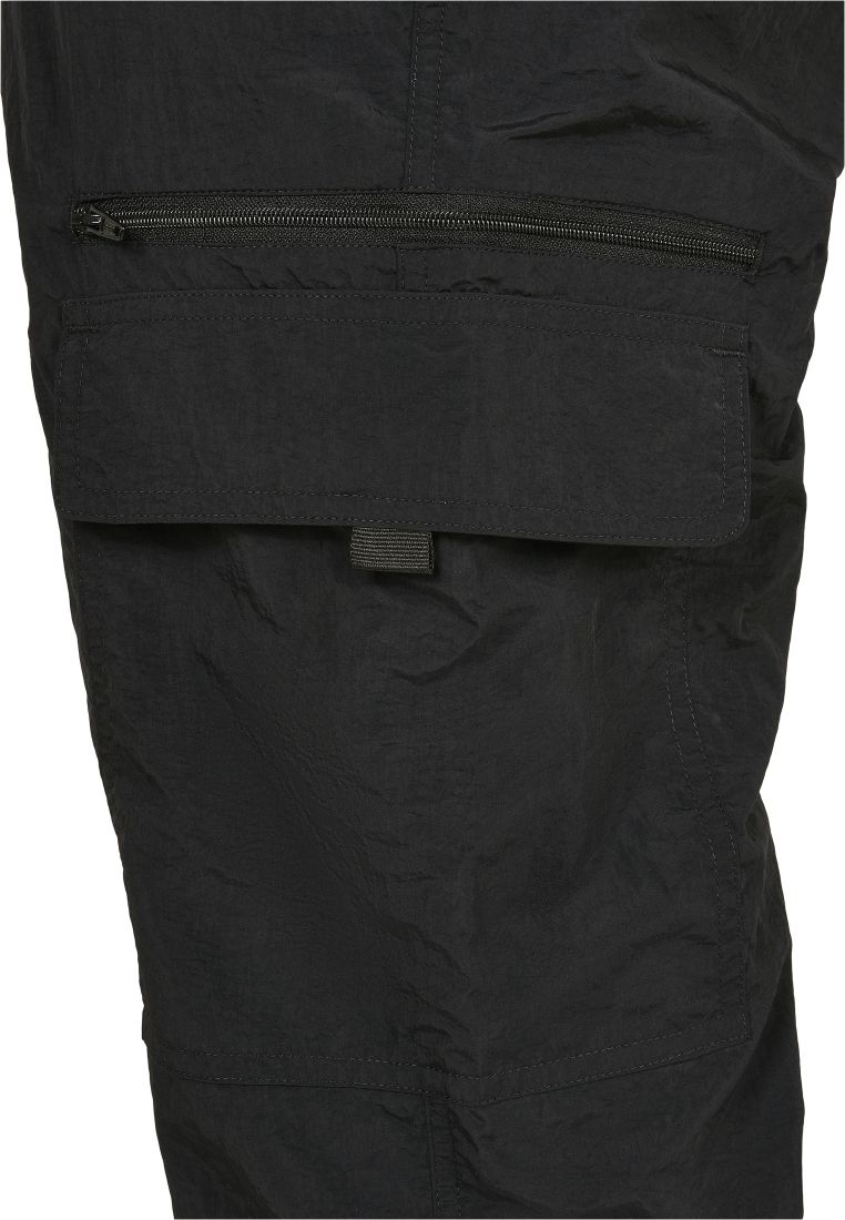 Buy Ready To Ship Low Moq Hot Sale High Street Fashion Mens Black Nylon  Cargo Pants from Hangzhou Detex Garment Co., Ltd., China | Tradewheel.com