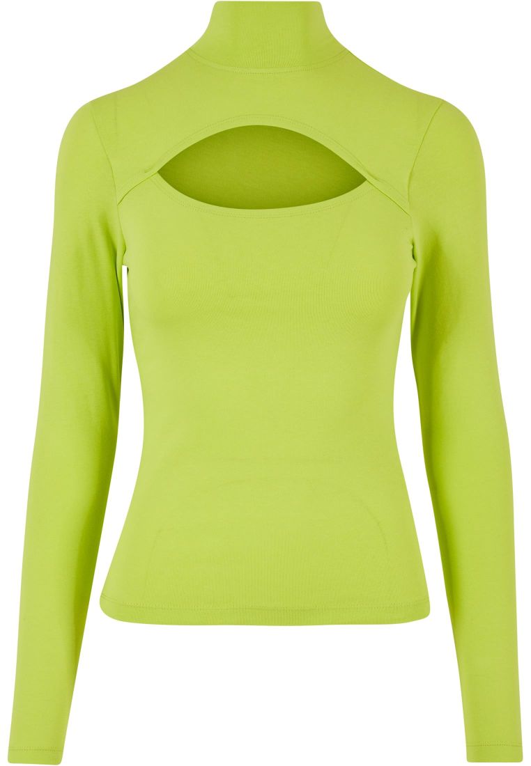 Ladies Cut-Out Turtleneck Longsleeve - Naisten  Colleget ja Collegetakit - TTUTB4513 - 2