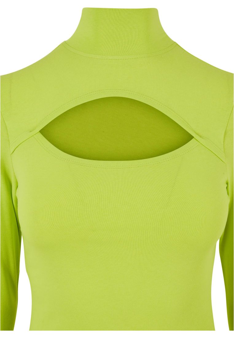Ladies Cut-Out Turtleneck Longsleeve - Naisten  Colleget ja Collegetakit - TTUTB4513 - 5