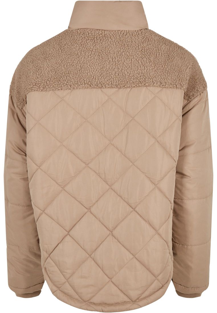 Oversized Quilt Puffer Jacket-TB4552 Diamond Ladies
